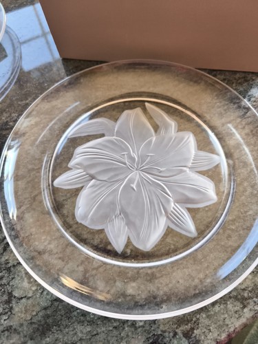 Assiettes cristal durand - cristal, jg