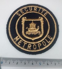 ECUSSON PATCH CIVIL SECURITE METROPOLE VILLE ?