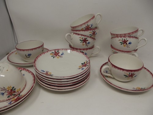 Sarreguemines tasses - 10,