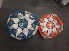 Pouf marocain cuir - en,