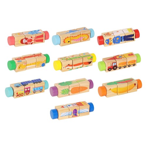 Puzzle rotatif bois avec - puzzle,