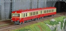 LS Models 10039 Autorail EAD X4687 - XR8684, rouge crème, décoration 1973, Lyon-