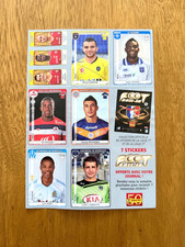 RARE Planche PANINI FOOT 2011-12  - 7 stickers (lot 2)