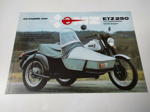 Etz 250 side car 1986 - mz,