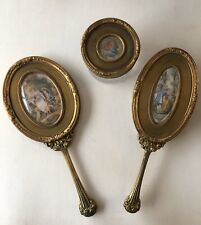 nécessaire de toilette Bronze Doré Et Miniature Époque 1900