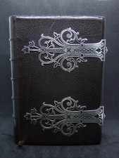 Livre ancien Missel Romain reliure cuir 1866 avec fermoirs CURMER Paris