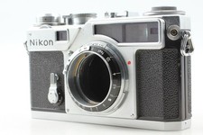 Boîtier appareil photo argentique télémétrique 35 mm Nikon SP argent fin...