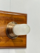 Applique murale ancienne cloison en laiton industrielle nautique |...