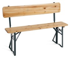 Banc de Bois Pliant Léger