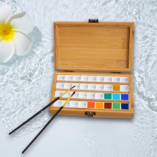 Palette peinture bambou - peinture, en