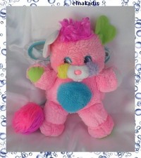 Peluche Doudou Popples Rose