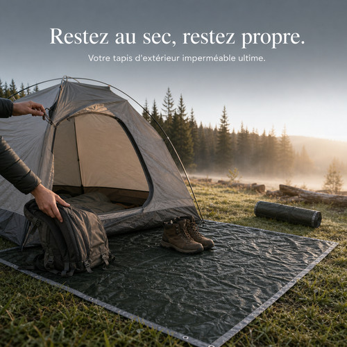 Tapis sol pour camping - tapis, de