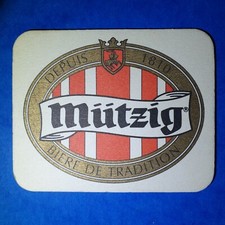 SOUS BOCK BIERE de tradition Mützig  depuis 1810