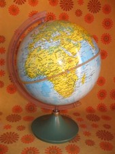 🌍 Vintage 70s Ancien GLOBE