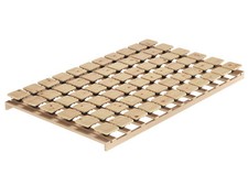 Sommier à lattes en pin cembro 120x200 Assiette en bois non traité