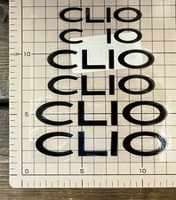 Renault Clio sticker set black