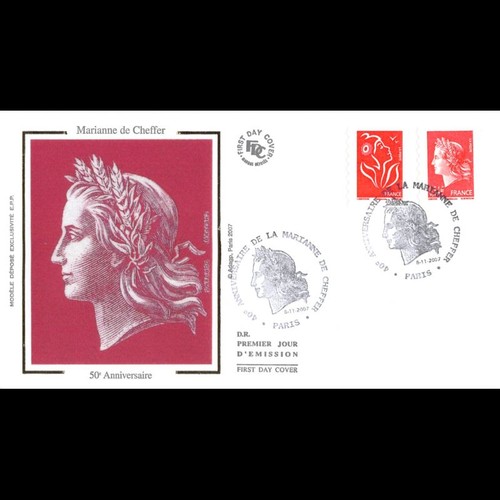 Fdc soie 40e anniversaire - -,