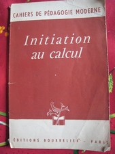ancien livre de pédagogie : initiation au calcul