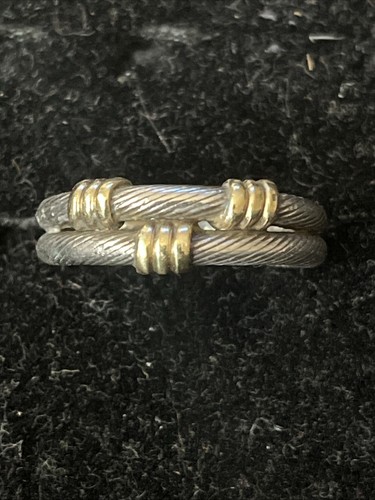 Bague k et argent - 18,