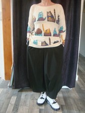 pull original DPL fashion "motifs chats" T.U