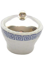 Boîte en porcelaine et argent