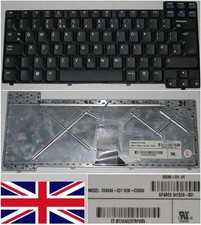 CLAVIER QWERTY UK HP NC8000 NX8000 NSK-C380U 341520-031, 338686-031 Noir
