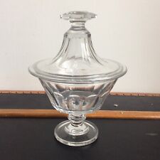 Baccarat Confiturier Pot Couvert Cristal  XIXème Non Signé