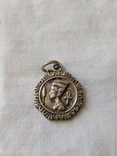 Pendentif nefertiti argenté - nefertiti,