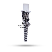 Gentleman Chapeau Narguilé Filtre Shisha Tabac Fumée Bouche Tip Pipe 925 Argent