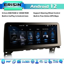 12.3" 8-Core 128Go Android 12 IPS Autoradio BMW Série 7 F01 F02 CIC CarPlay DAB+