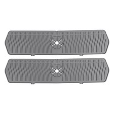 2PCS éVier de Cuisine Splash  Tapis -éClaboussures, PoignéE Bac -Gou6624