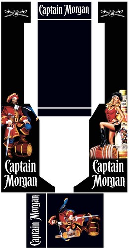 Stickers captain morgan modele - stickers,