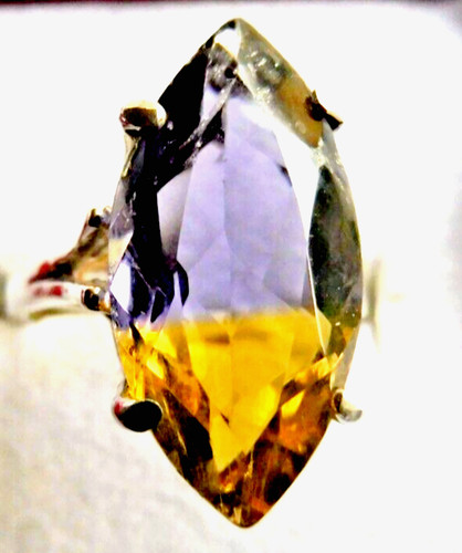 Bague précieuse amétrine - précieuse,