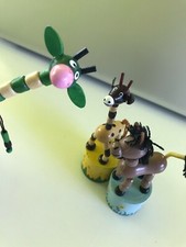 Wooden Giraffes and Horse Toys