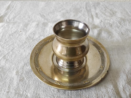 Ancien sucrier coupelle en - +,