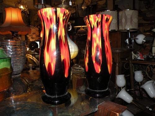 Paire vases par antonin - de,