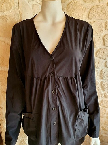 Chemise noire avec - , poches
