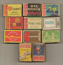 Diverses Boîtes d'allumettes françaises des années 50