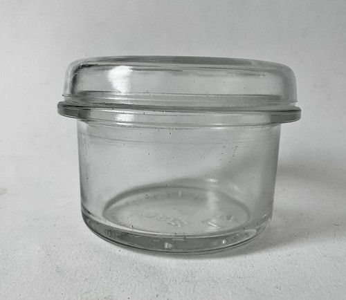 Ancien bocal verre - verre, confiserie