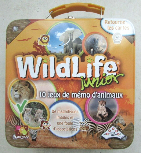 Valisette métal jeu wildlife - métal,