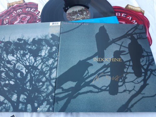 Indochine autographe nicola - indochine, lp