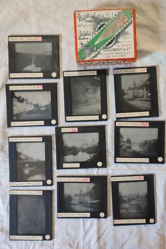 Lot plaques verre - lot, 10