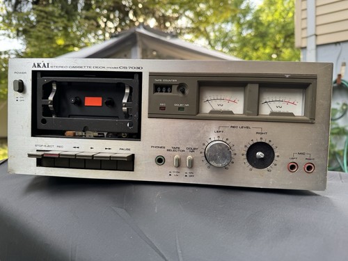 Akai 703d stereo cassette - akai, cs-703d