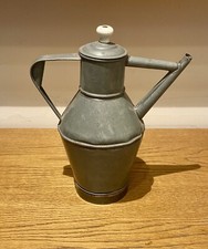 ANCIEN  BROC  A EAU CARAFE EN ZINC avec couvercle DECO JARDIN TERRASSE