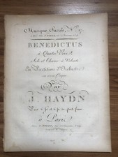 HAYDN Joseph, Benedictus, chez