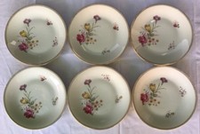 Lot2: 6 Assiettes En Porcelaine De Sologne Maison Lamotte D 23,5 Cm