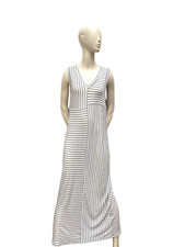 Maison Margiela SS 2017 Striped Elongated Long Dress Size XL