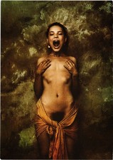 Cpm nude woman art pin - cpm, up
