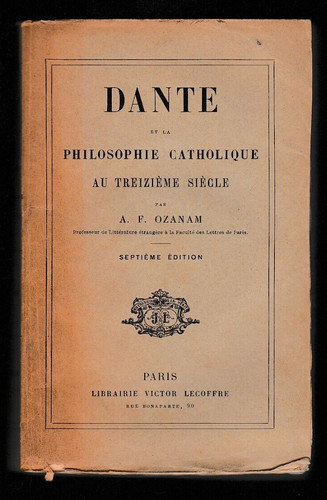Ozanam dante et la - dante,