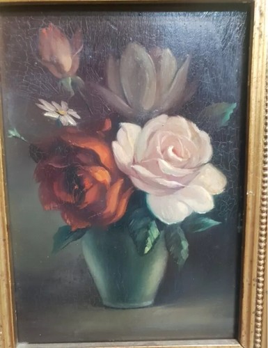 Tableau ancien huile nature - ancien,